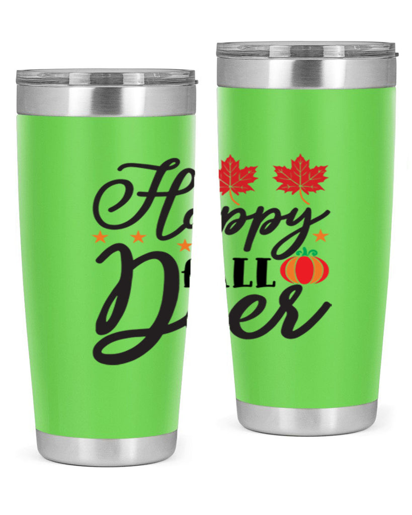 Happyfalldeer 254#- fall- Tumbler