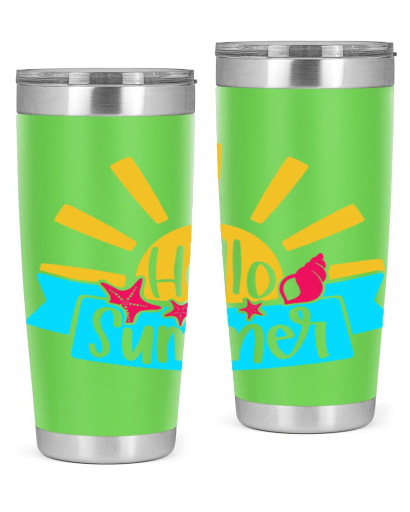 Hello Summer Style 38#- summer- Tumbler