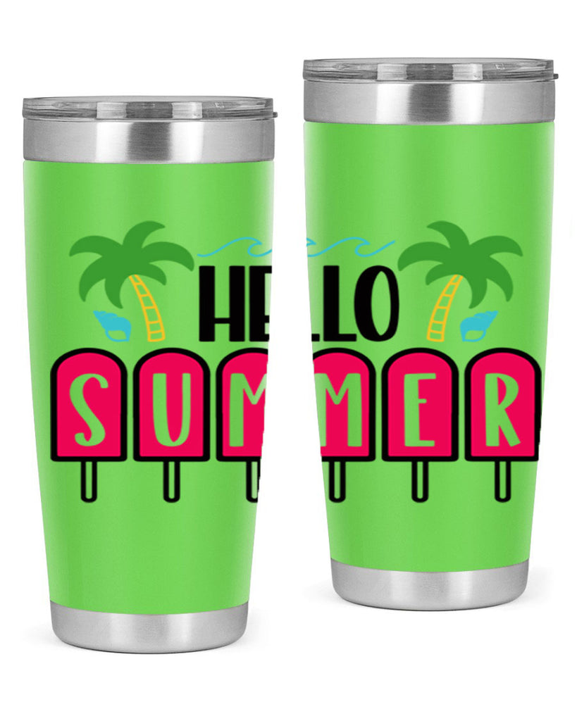 Hello Summer Style 39#- summer- Tumbler