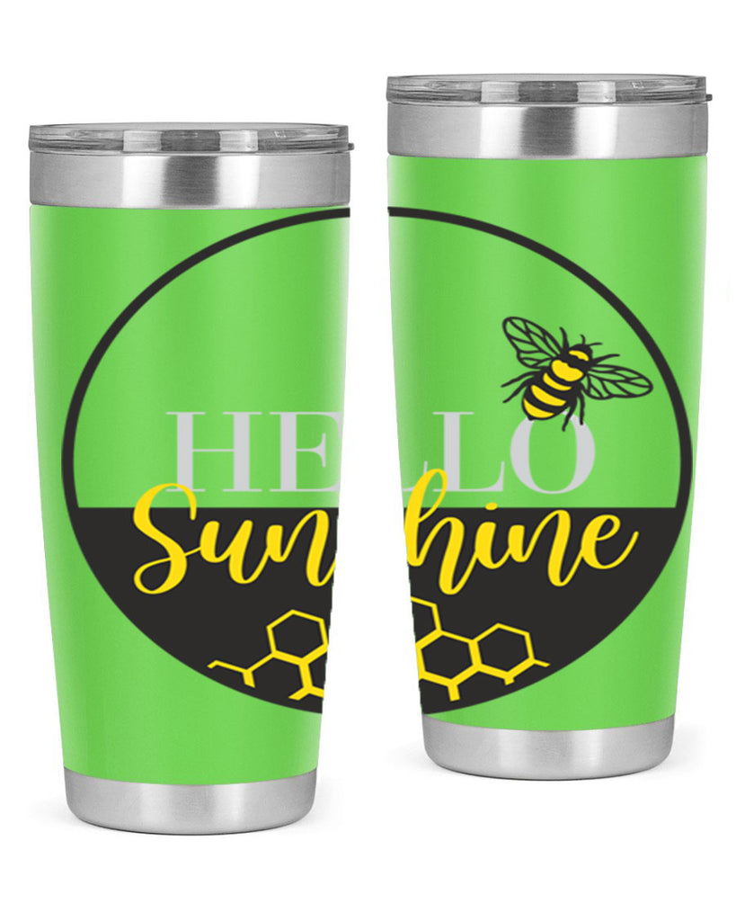 Hello Sunshine and bee216#- spring- Tumbler