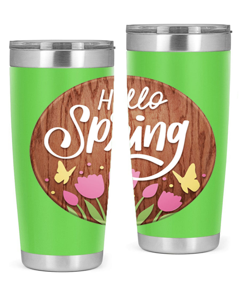 Hello spring Mockup202#- spring- Tumbler
