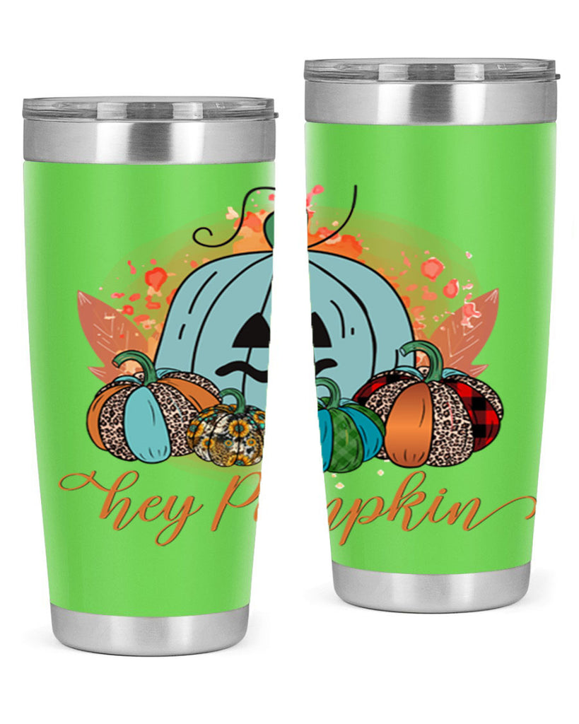 Hey Pumpkin 302#- fall- Tumbler