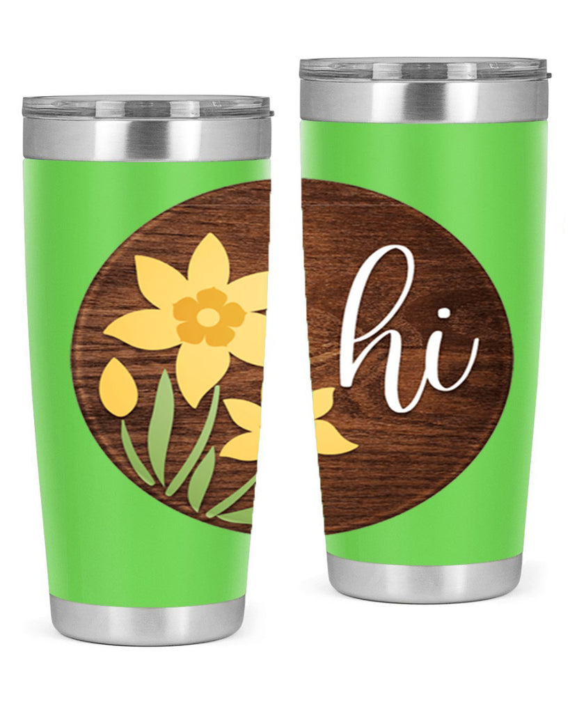Hi daffodil flower Mockup235#- spring- Tumbler