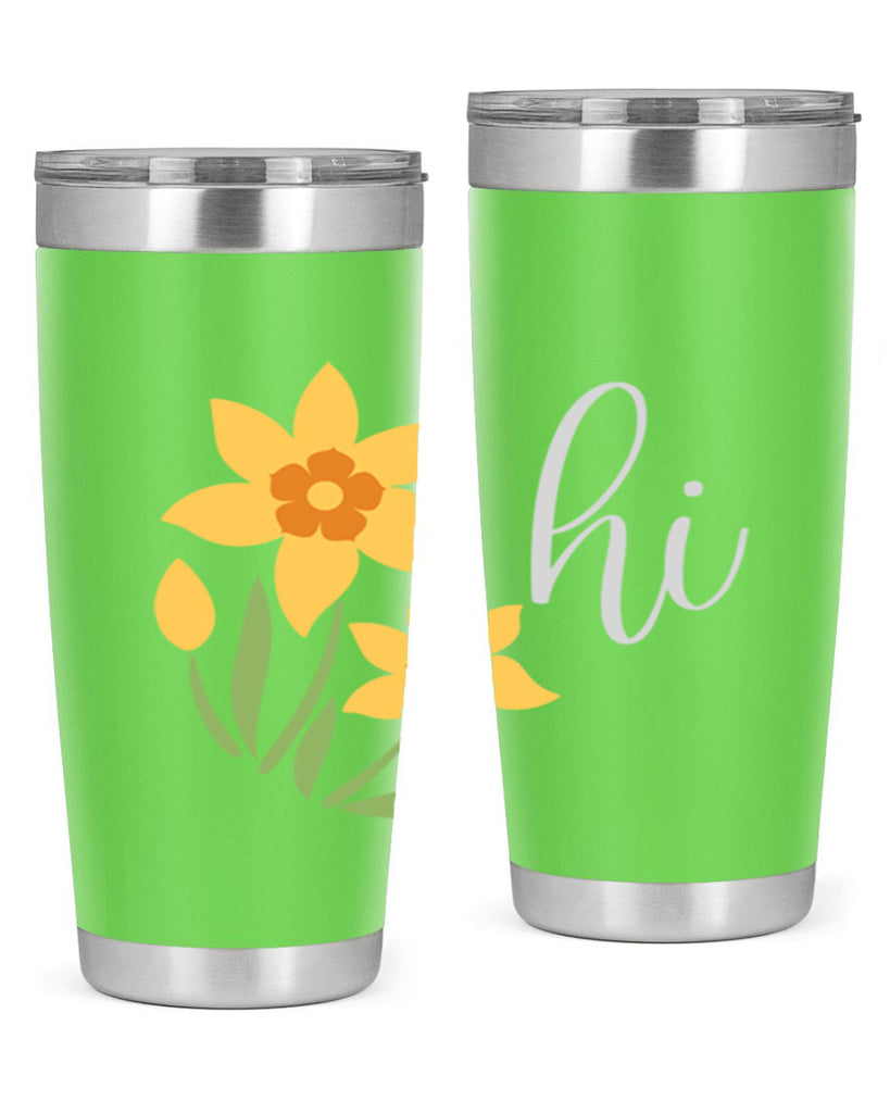 Hi daffodil flower236#- spring- Tumbler