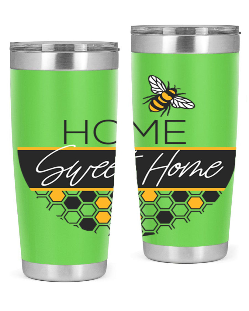 Home Sweet Home Bee and hive pattern243#- spring- Tumbler