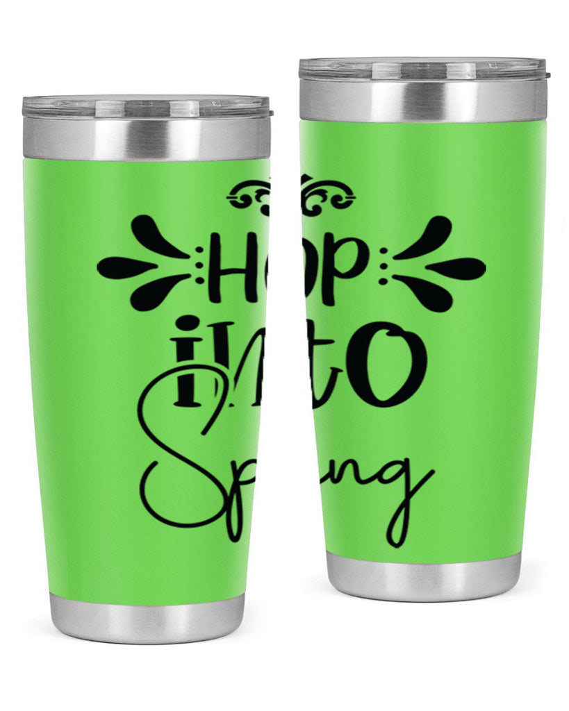 Hop into Spring 247#- spring- Tumbler