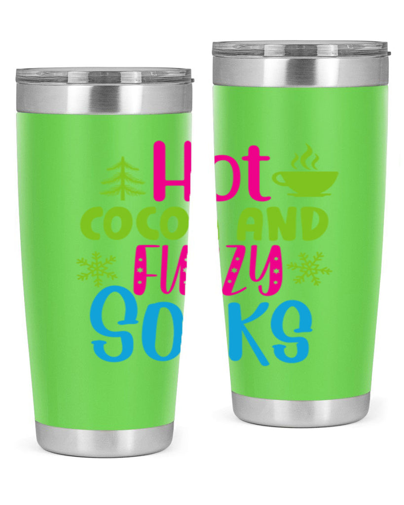 Hot Cocoa And Fuzzy Socks209#- winter- Tumbler