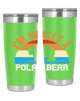 I'm Really A Polar Bear 38#- Bears- Tumbler