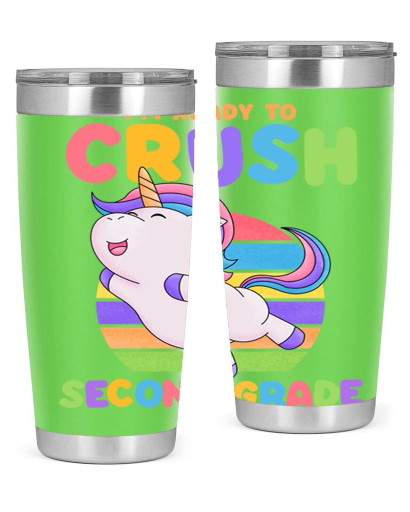 Im Ready to Crush 2nd 14#- second grade- Tumbler