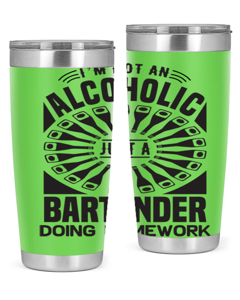 Im not an Style 18#- bartender- tumbler