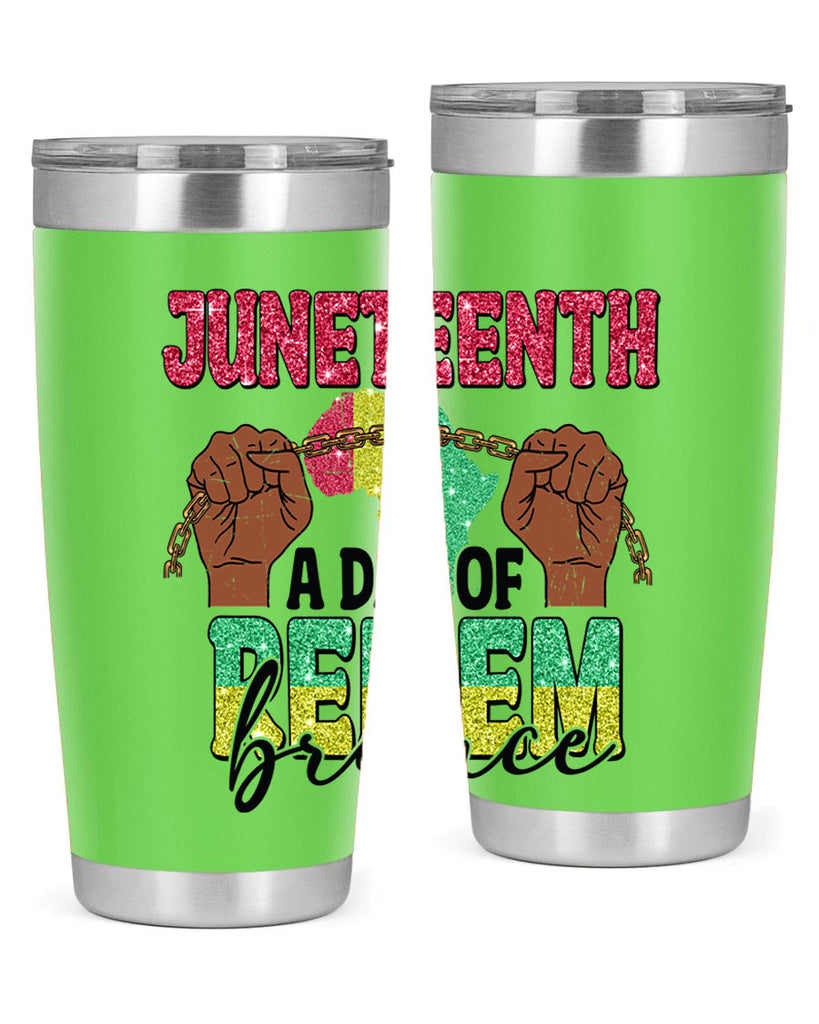 Juneteenth A Day Of Remembrance Png 9#- Juneteenth- tumbler