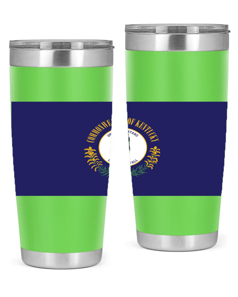 Kentucky 35#- Us Flags- Tumbler