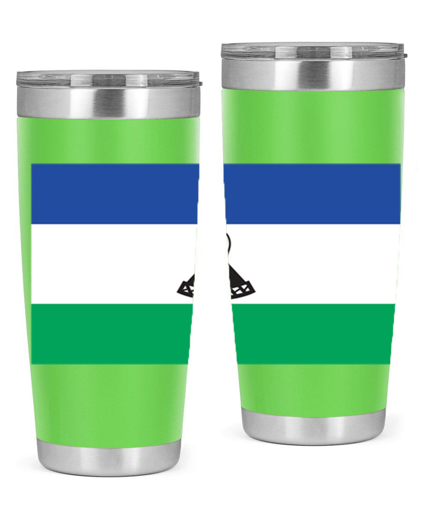Lesotho 102#- world flags- Tumbler