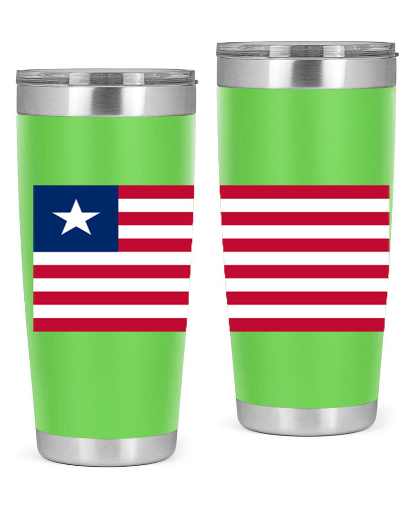 Liberia 101#- world flags- Tumbler