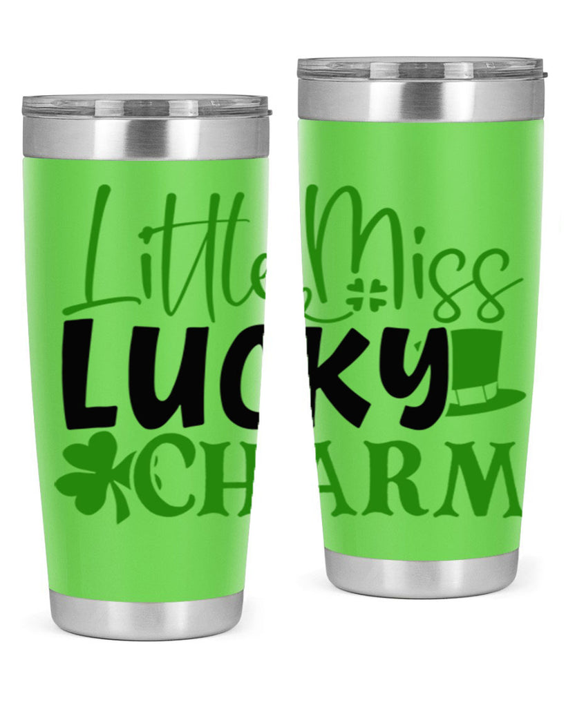Little Miss Lucky Charm Style 154#- St Patricks Day- Tumbler