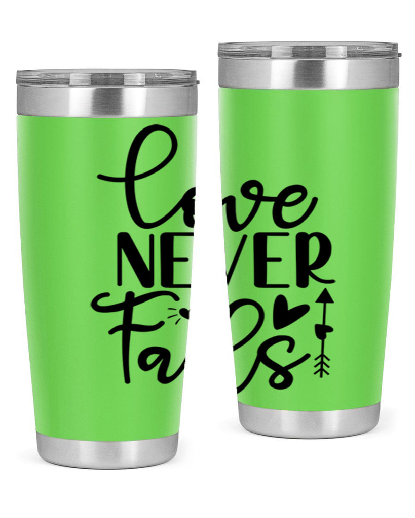 Love Never Fails 309#- winter- Tumbler