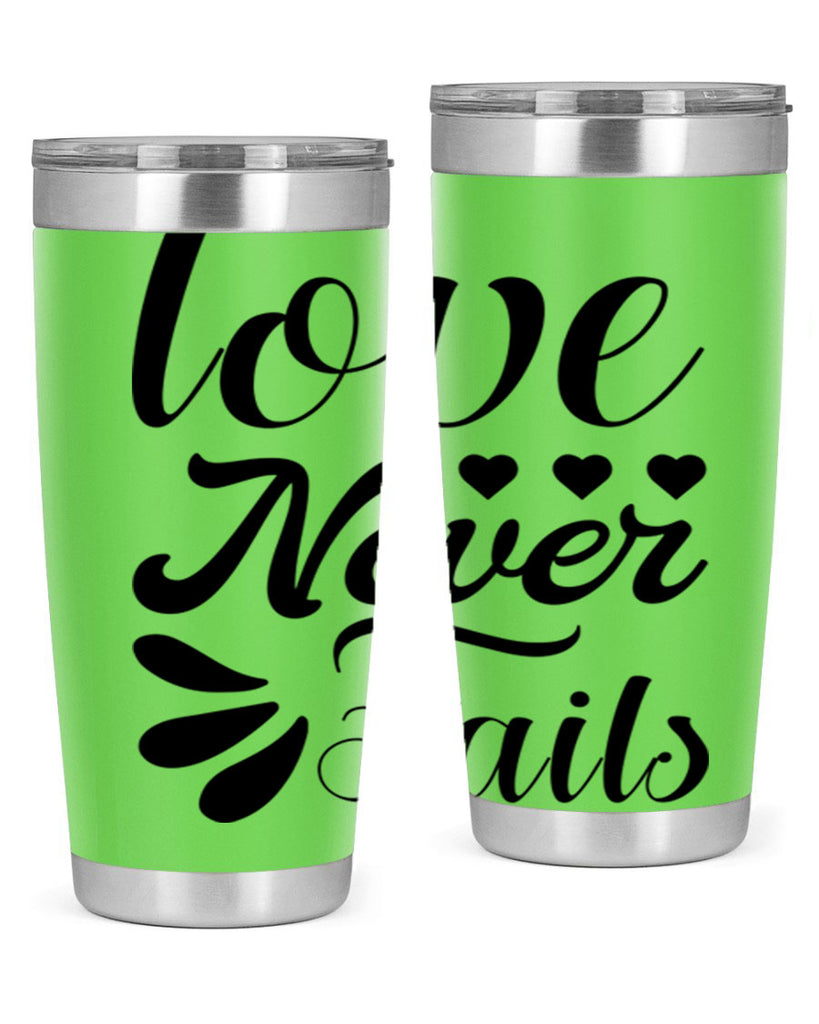 Love Never Fails 316#- winter- Tumbler