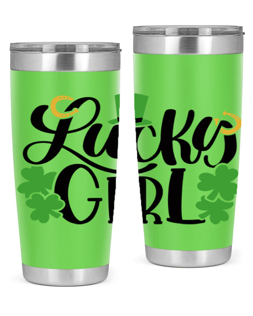 Lucky Girl Style 56#- St Patricks Day- Tumbler
