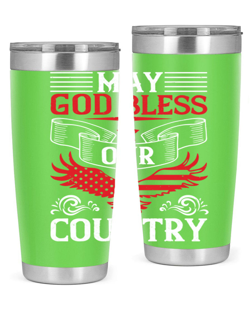 May God bless our country Style 133#- Fourt Of July- Tumbler