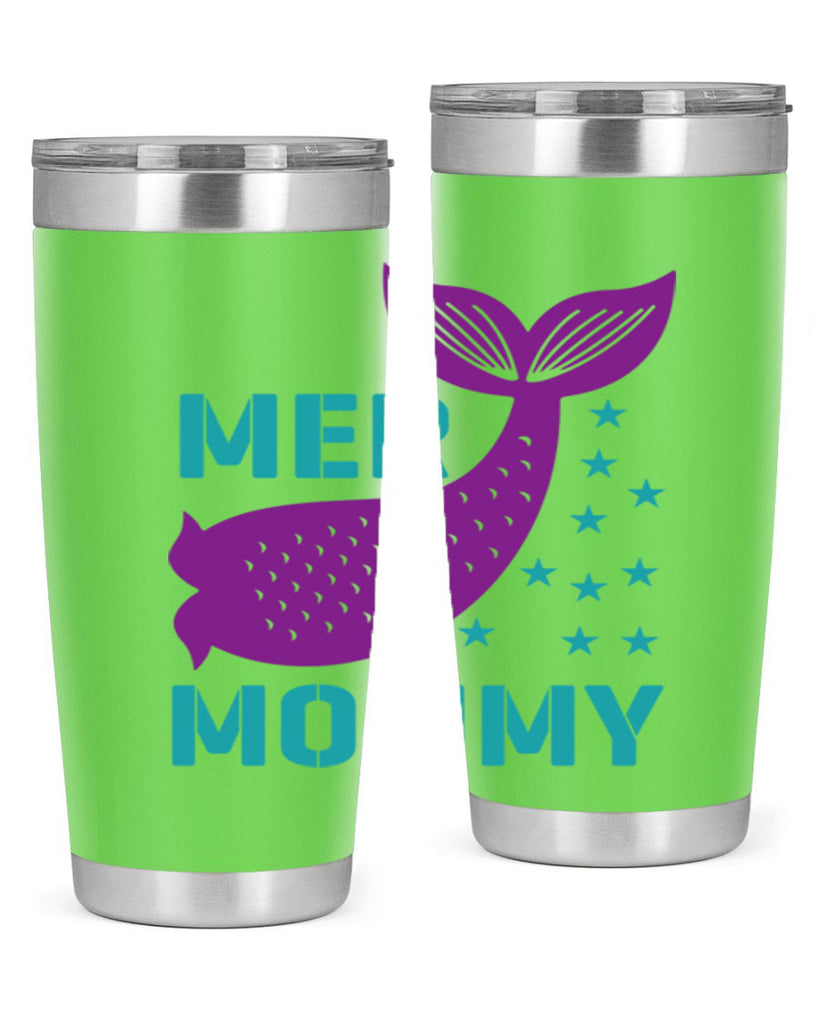 Mer Mommy 342#- mermaid- Tumbler