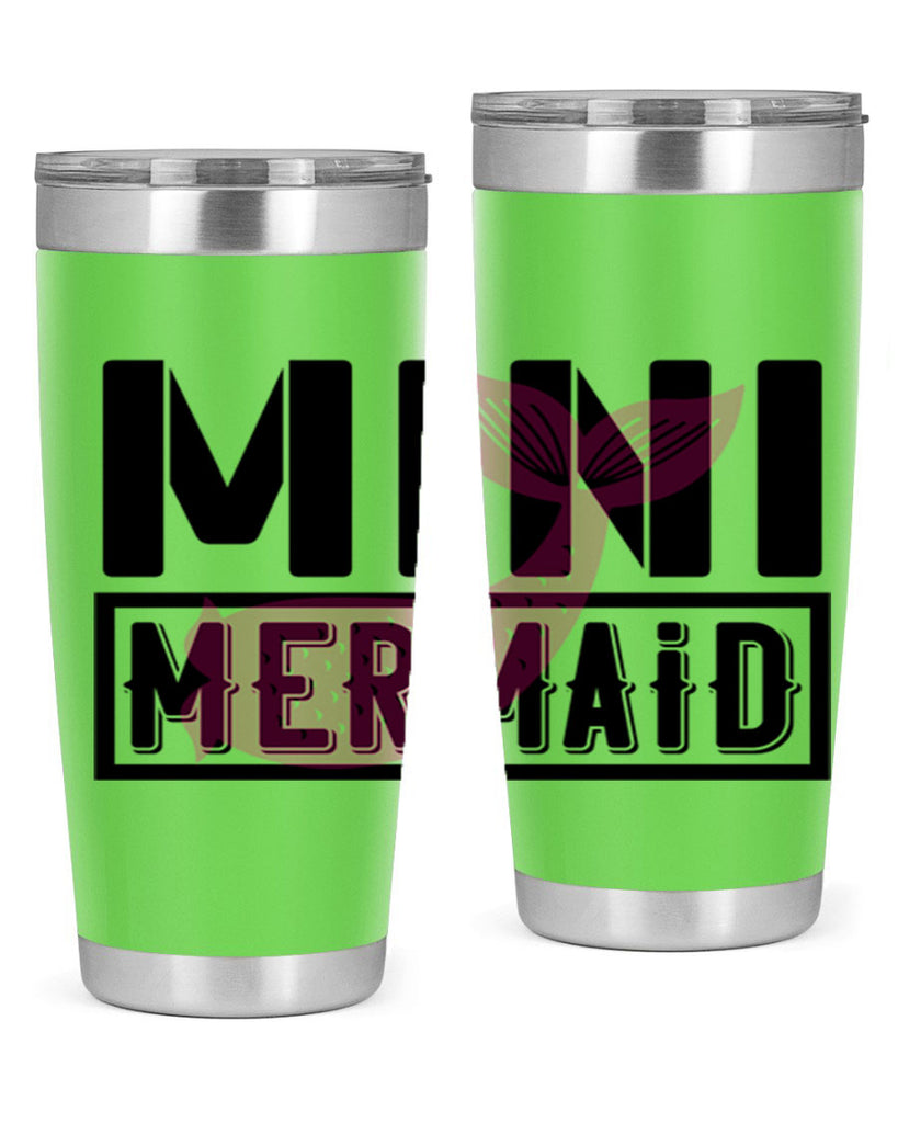 Mini mermaid 504#- mermaid- Tumbler