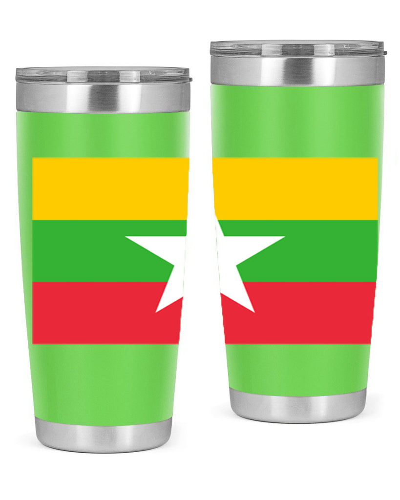 Myanmar 79#- world flags- Tumbler