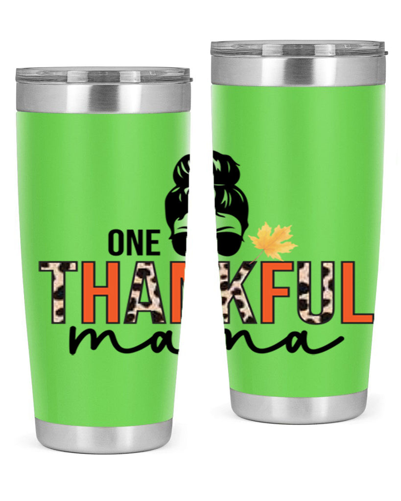 One thankful mama 463#- fall- Tumbler