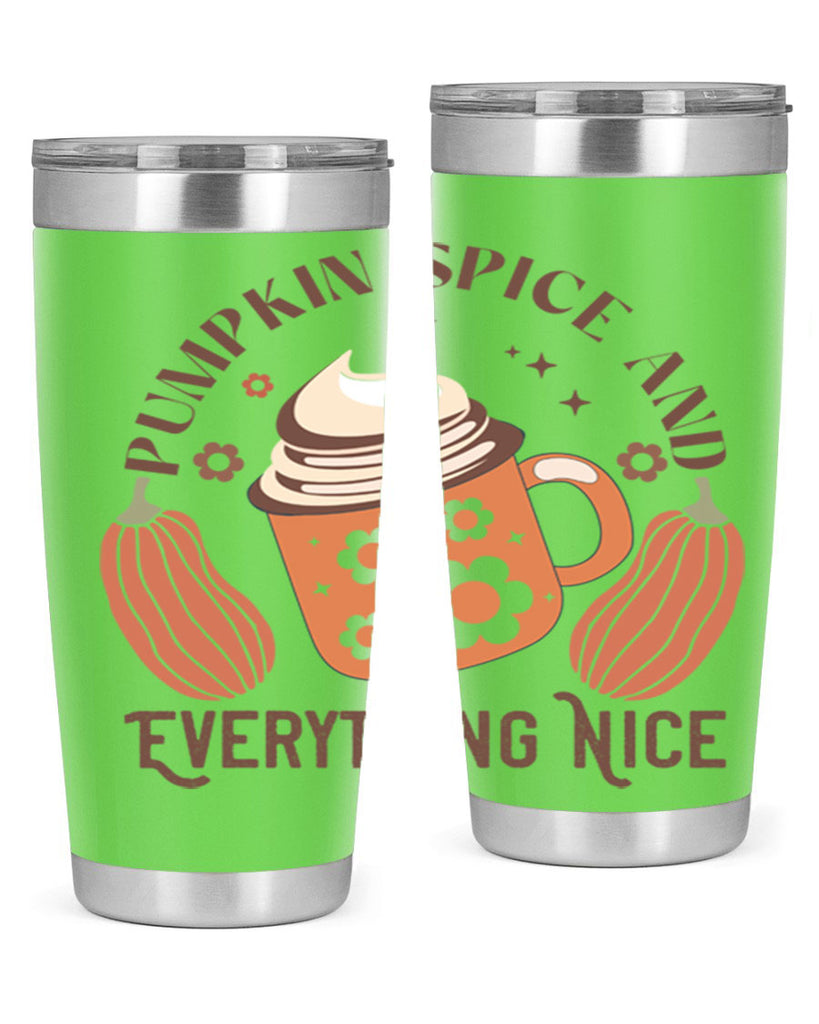 Pumpkin Spice And Everything Nice 539#- fall- Tumbler