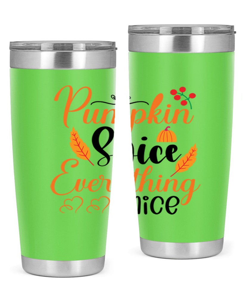 Pumpkin Spice Everything Nice 543#- fall- Tumbler