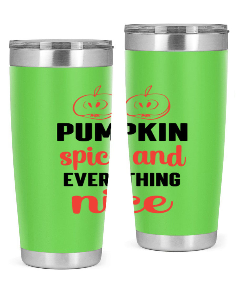 Pumpkin spice and everything nice 537#- fall- Tumbler