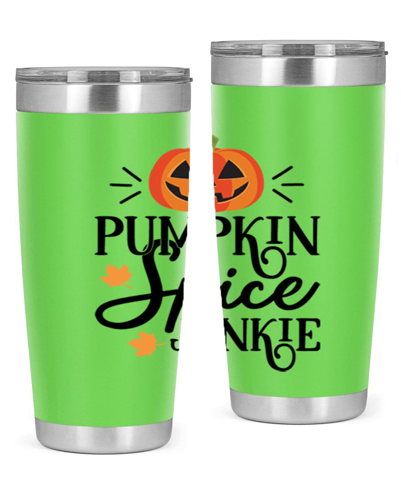 Pumpkinspicejunkie 568#- fall- Tumbler