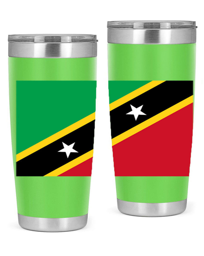 Saint Kitts and Nevis 52#- world flags- Tumbler