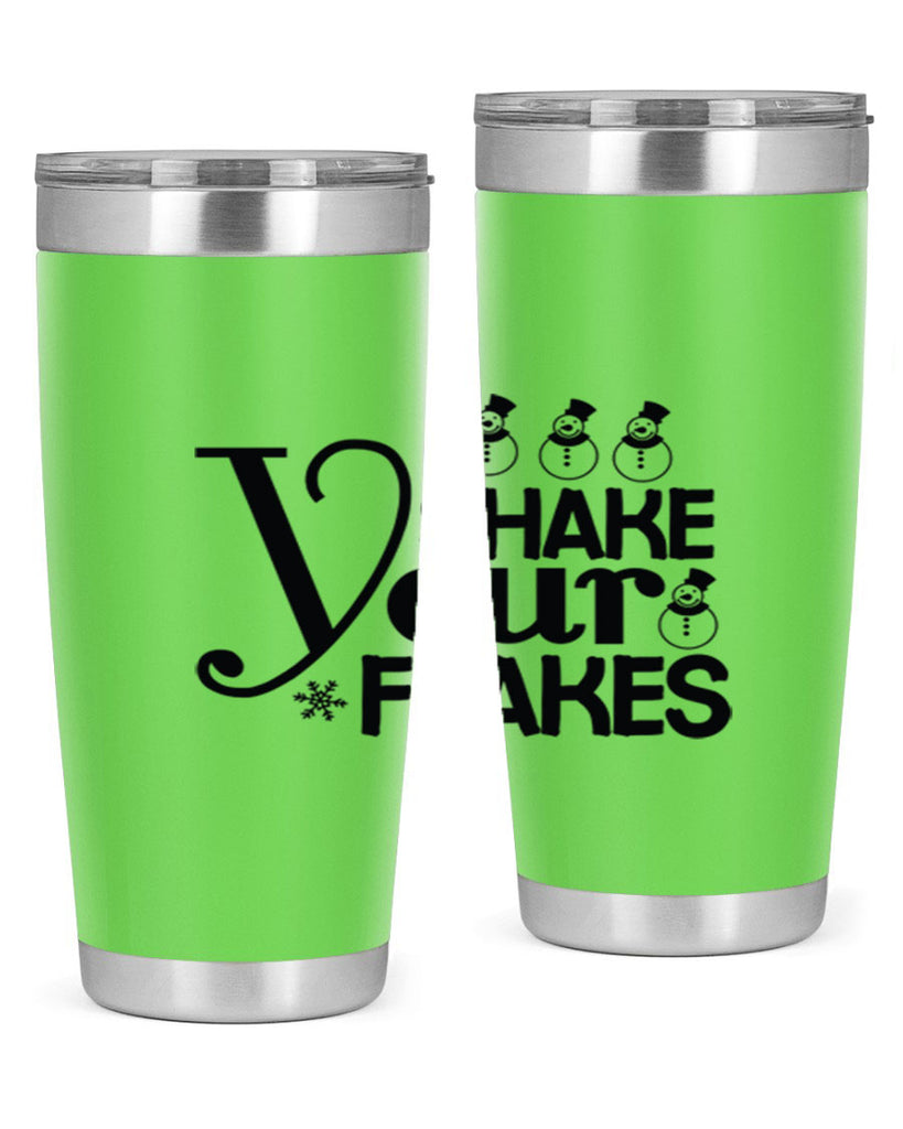 Shake Your Flakes 357#- winter- Tumbler