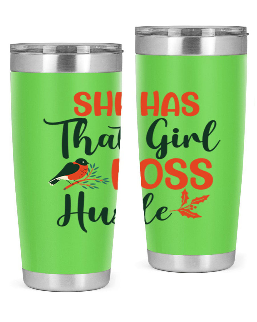 She Has That Girl Boss Hustle 363#- winter- Tumbler