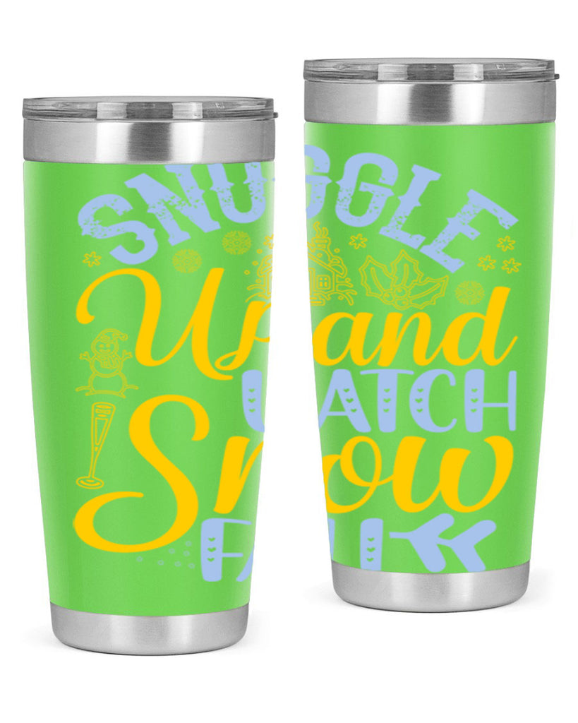 Snuggle up and watch snow fall385#- winter- Tumbler