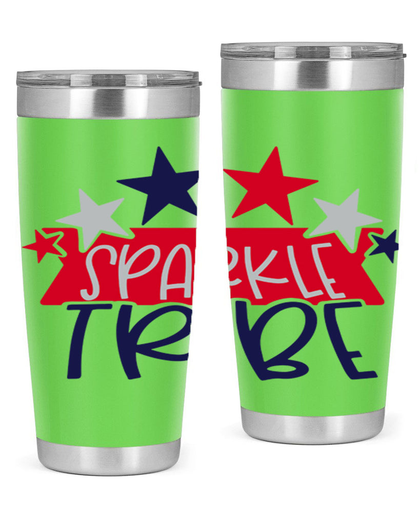 Sparkle Tribe Style 172#- Fourt Of July- Tumbler