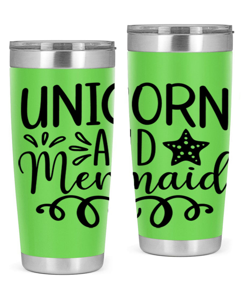 Unicorn And Mermaid 658#- mermaid- Tumbler