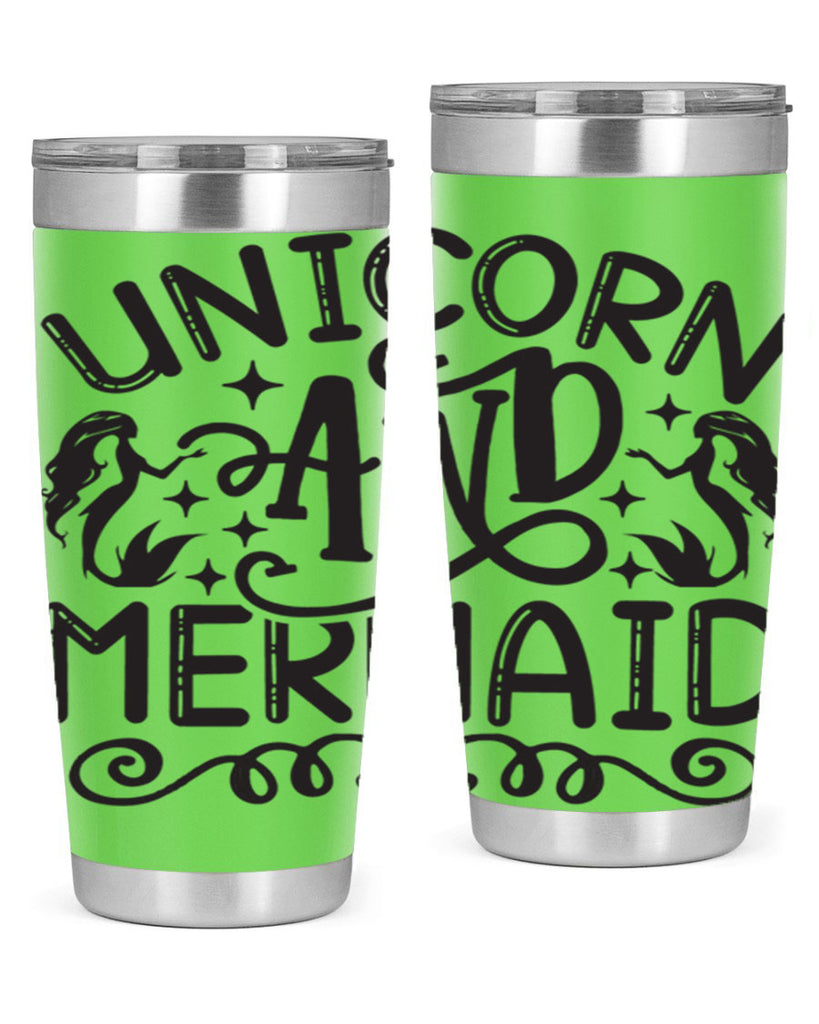 Unicorn and mermaid 660#- mermaid- Tumbler