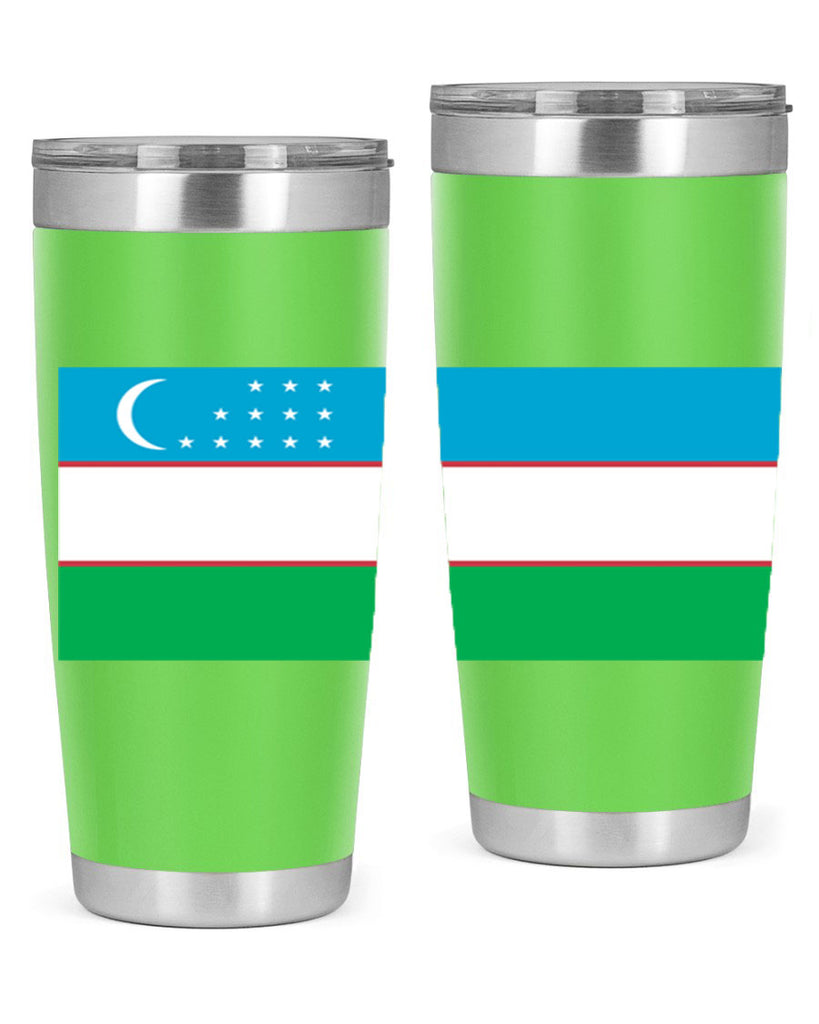 Uzbekistan 8#- world flags- Tumbler
