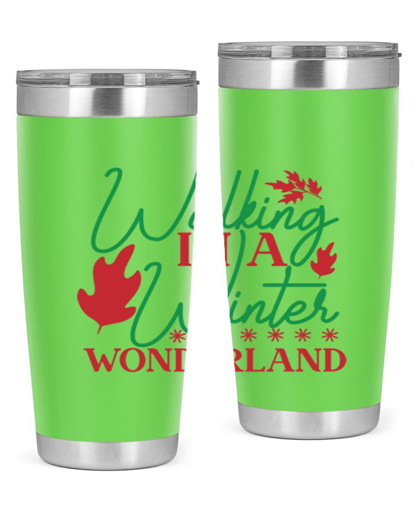 Walking In A Winter Wonderland 438#- winter- Tumbler