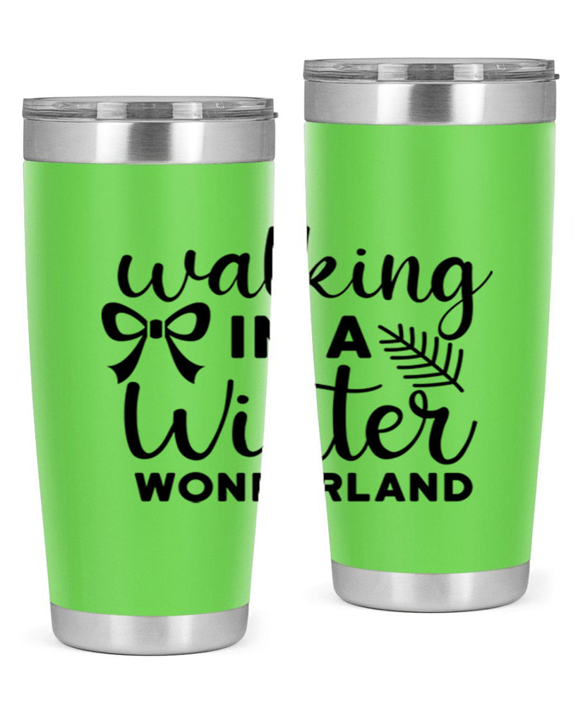 Walking In A Winter Wonderland 441#- winter- Tumbler