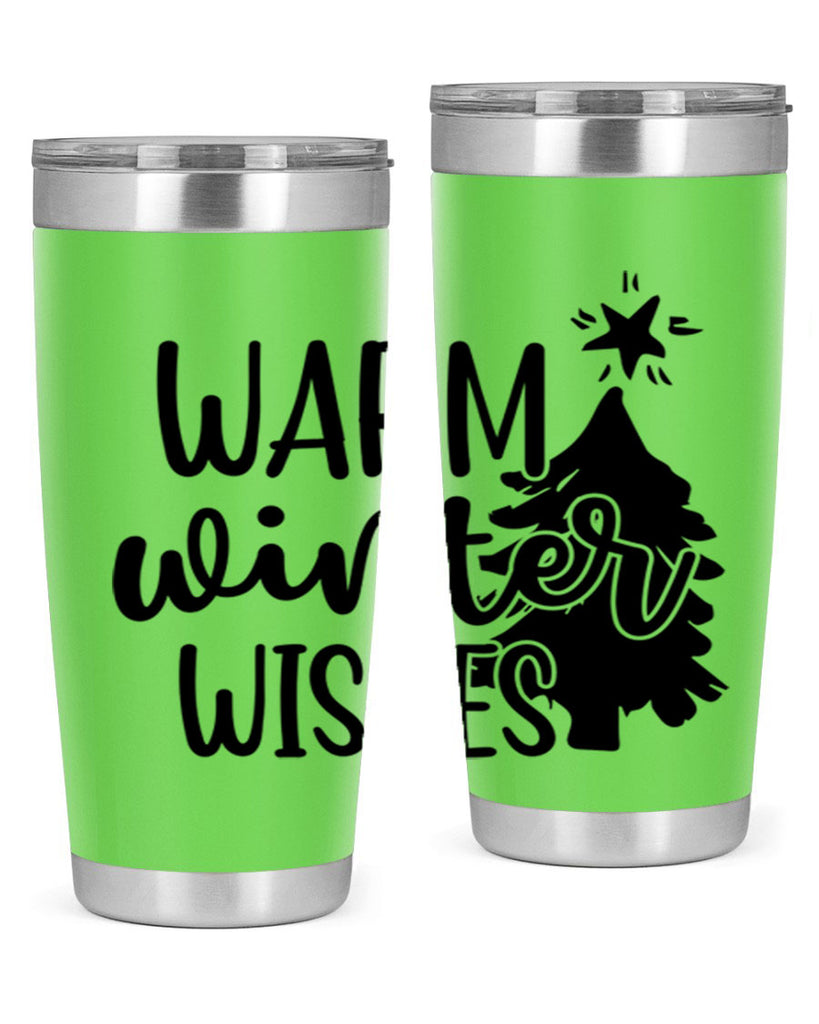 Warm Winter Wishes 451#- winter- Tumbler
