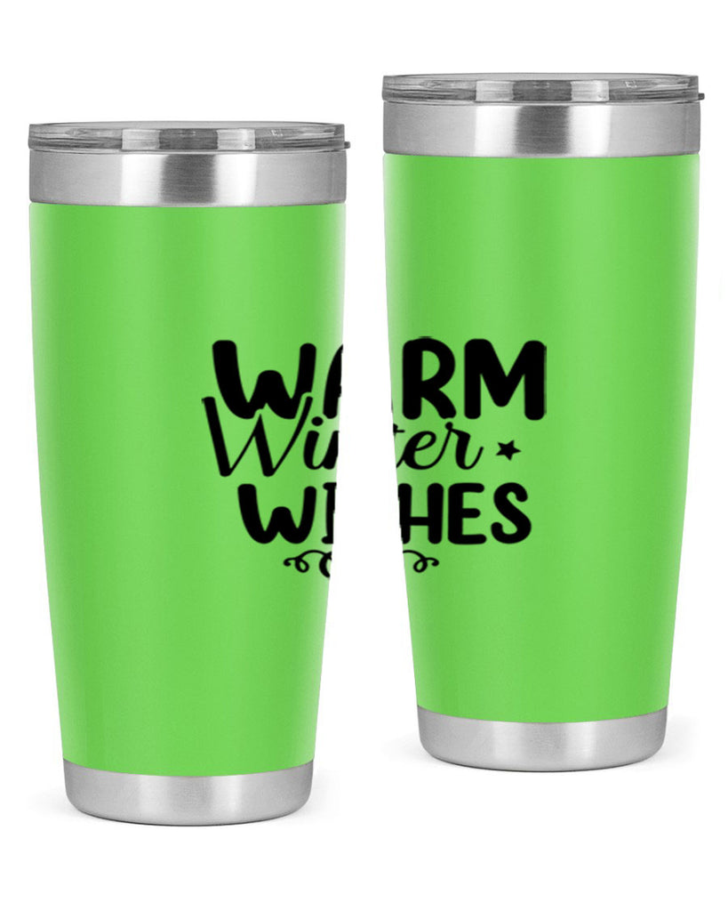 Warm Winter Wishes 453#- winter- Tumbler
