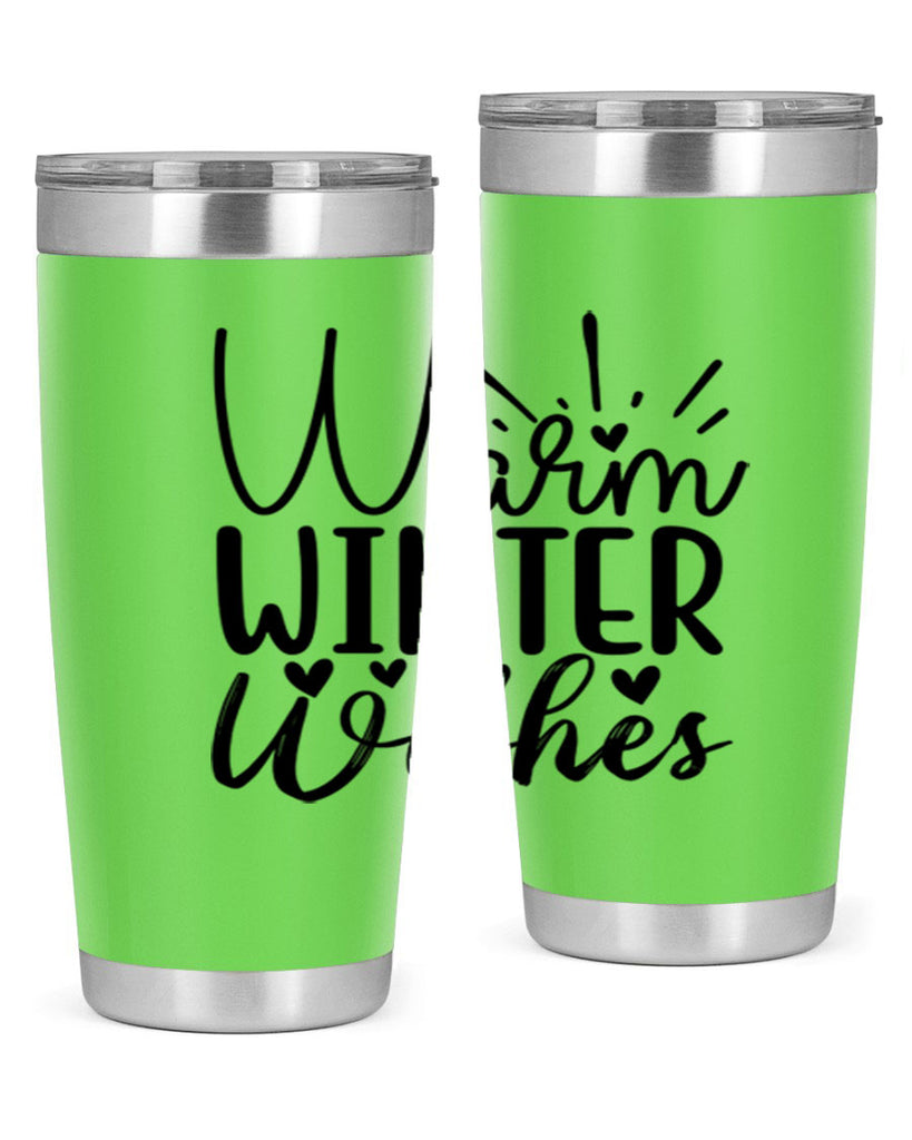 Warm Winter Wishes 454#- winter- Tumbler