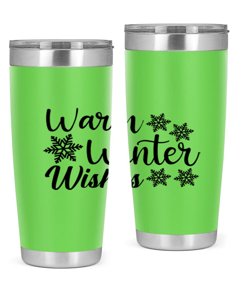 Warm Winter Wishes 466#- winter- Tumbler