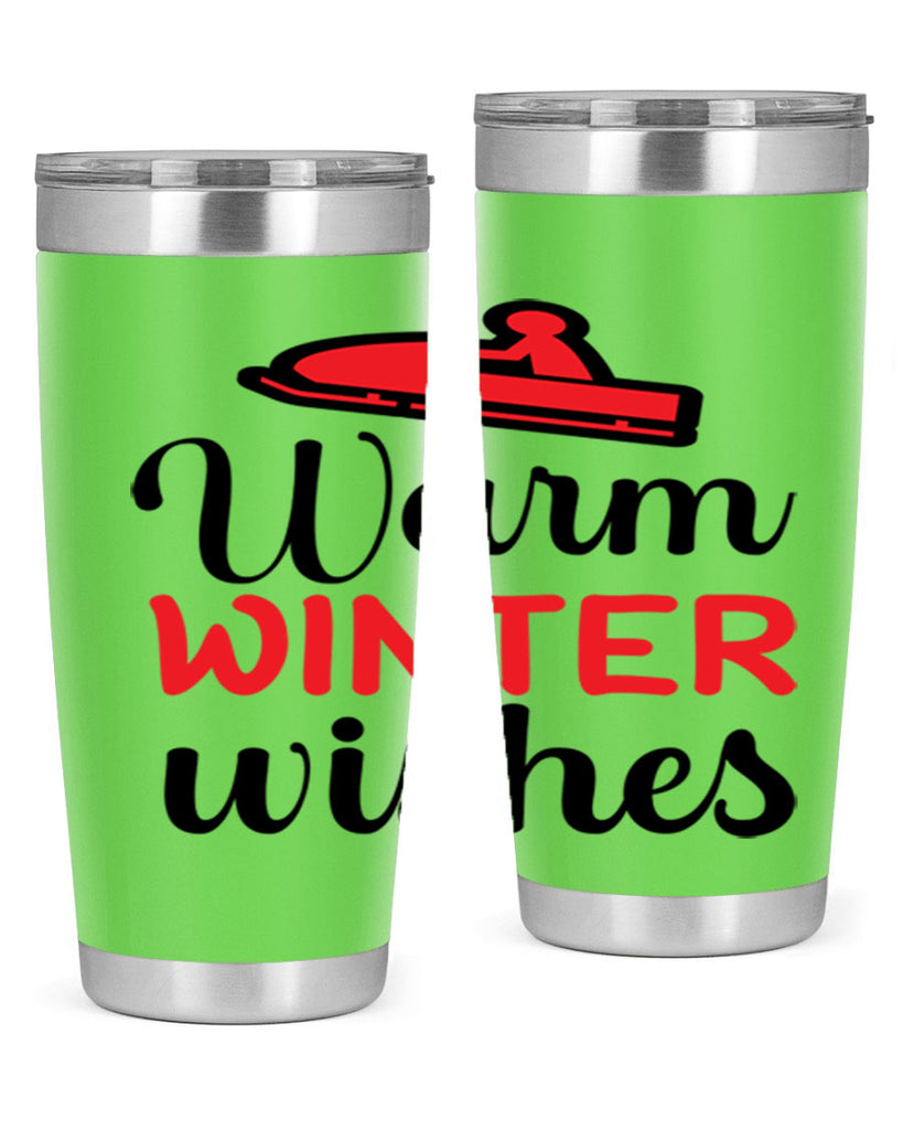 Warm winter wishes 452#- winter- Tumbler