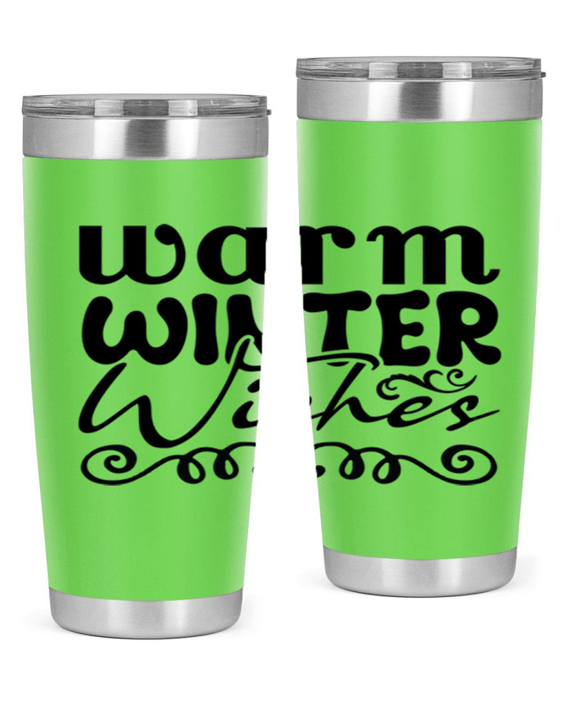 Warm winter wishes 461#- winter- Tumbler