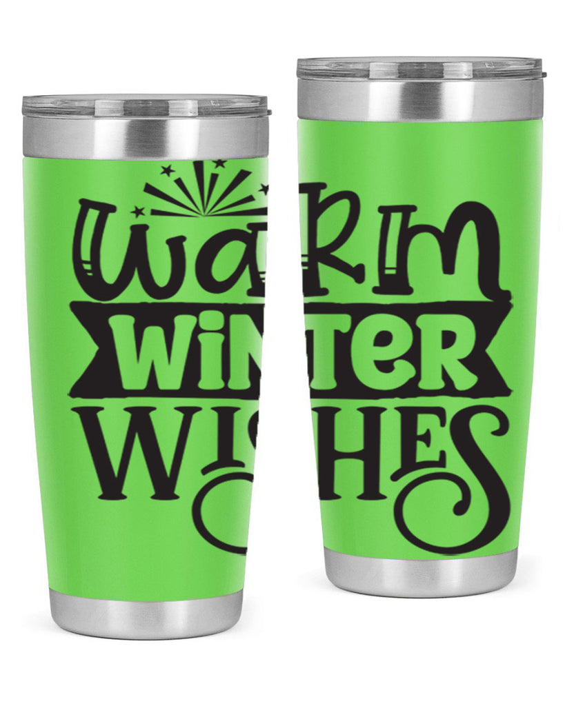 Warm winter wishes 462#- winter- Tumbler