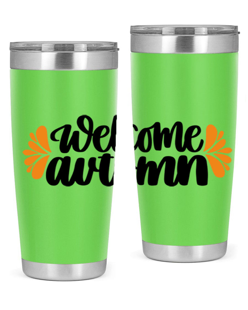 Welcome Autumn 513#- fall- Tumbler