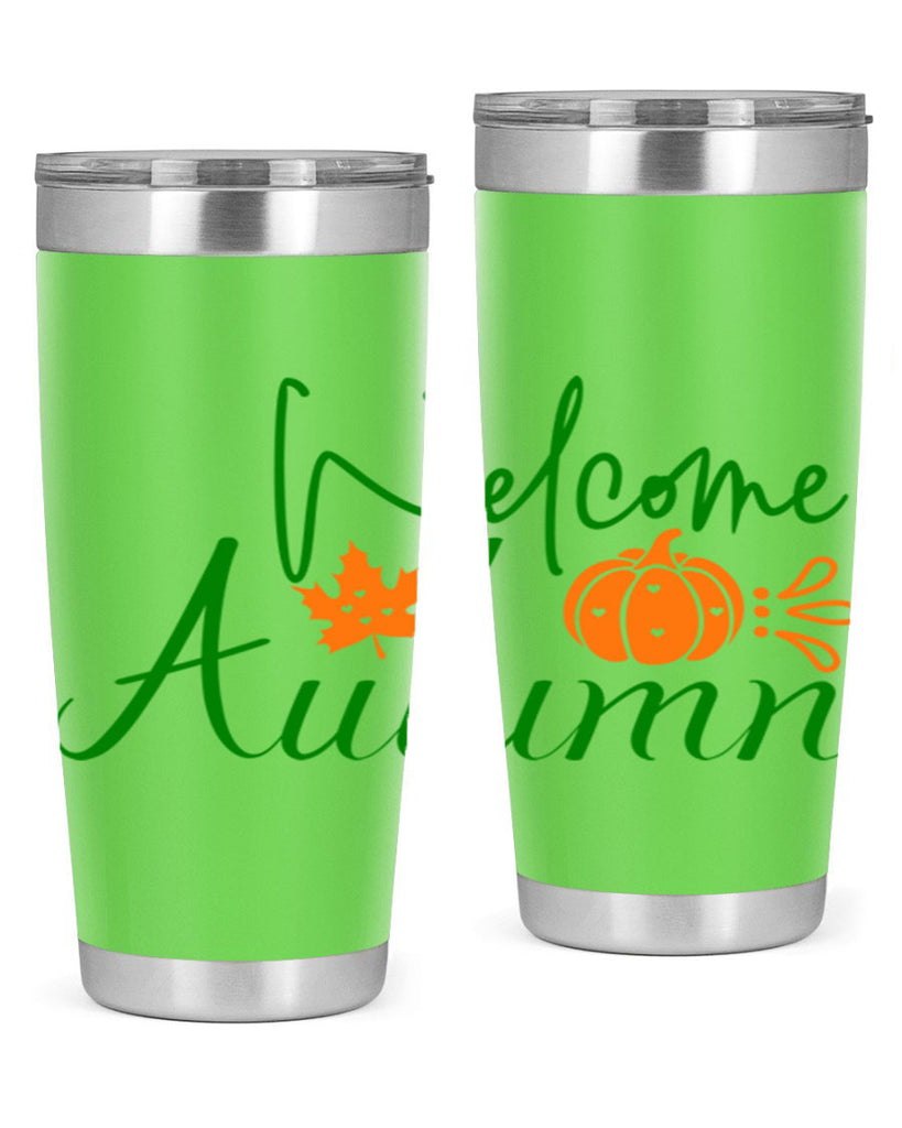 Welcome Autumn 627#- fall- Tumbler